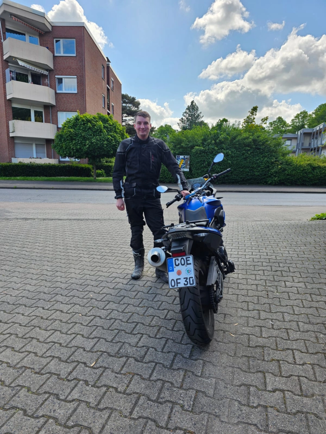 Fahrschüler Justin