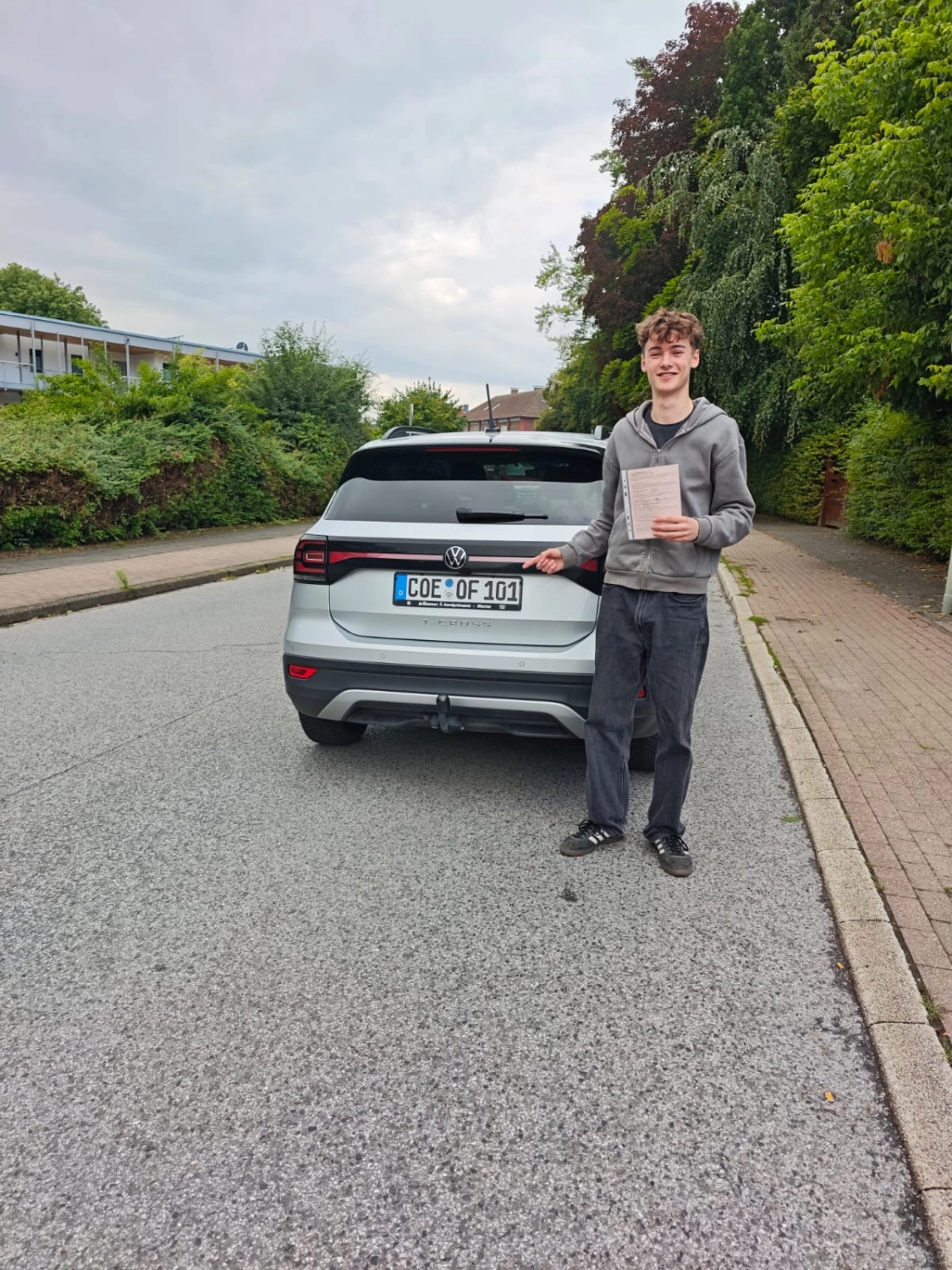 Fahrschüler Justin