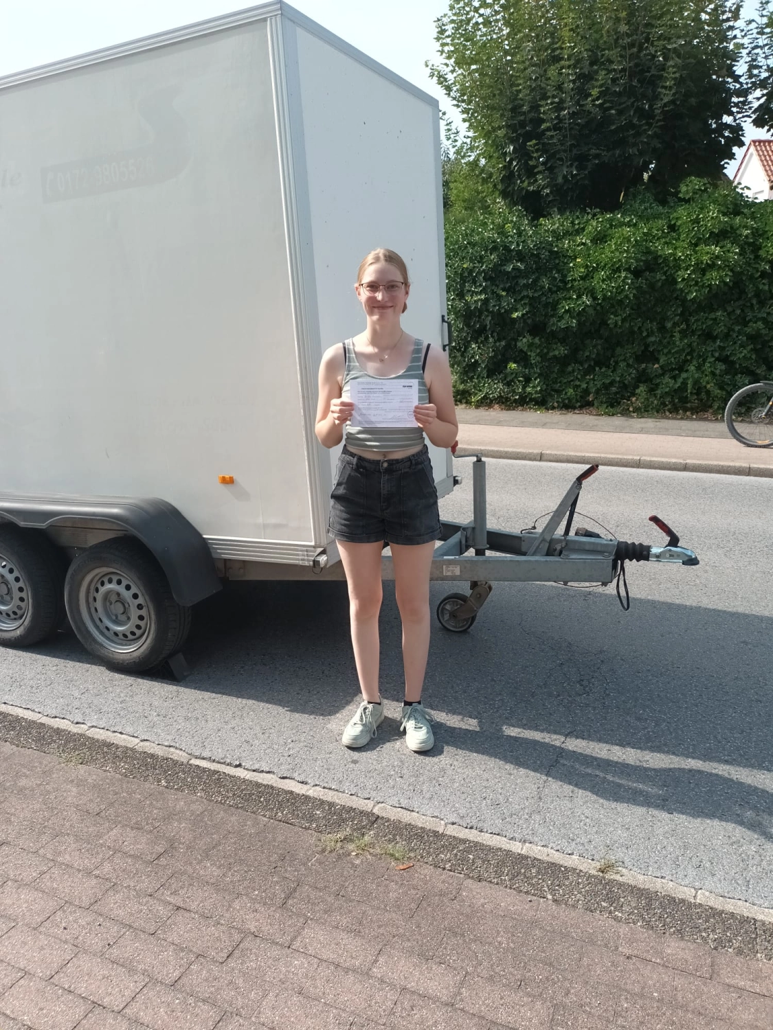 Fahrschüler Justin