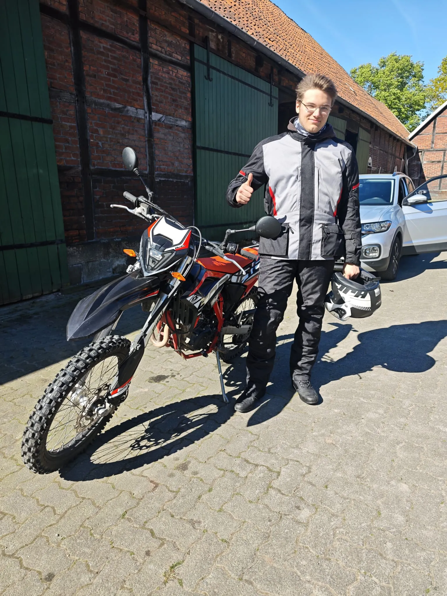 Fahrschüler Justin